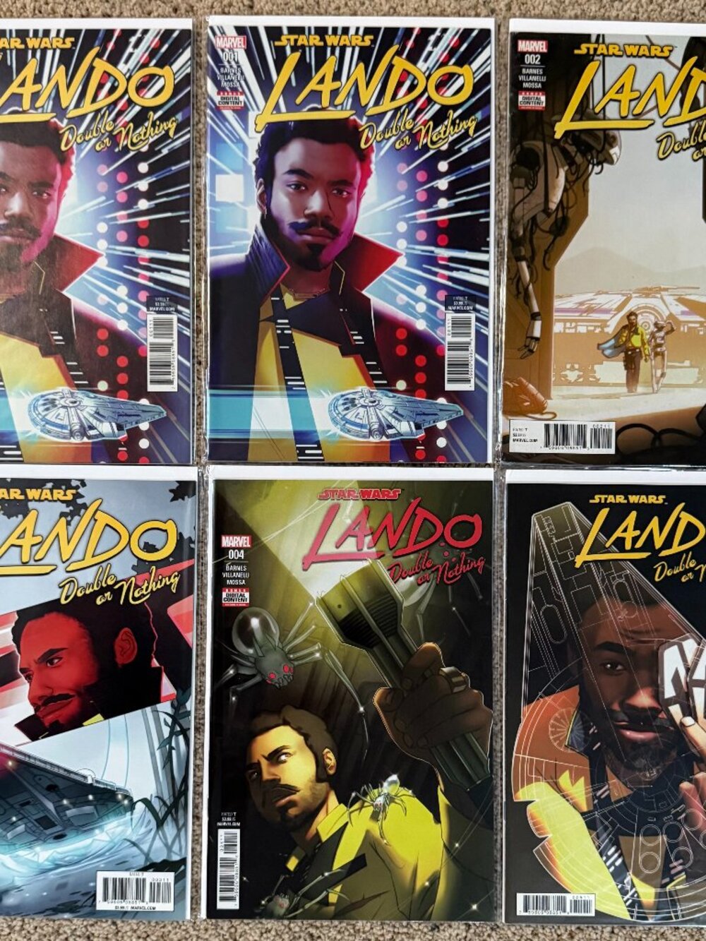 Star Wars: Lando - Double or Nothing #1 - 5 +extra -complete set - Marvel Comics
